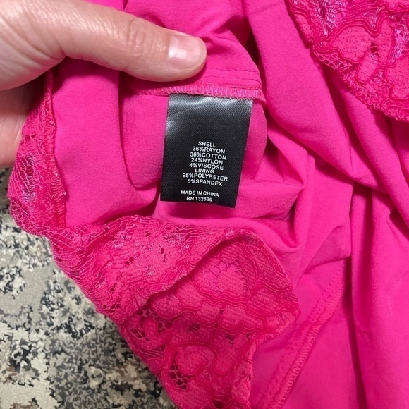 NBD × NAVEN Lace Zip front Dress in Pink - Picture 4 of 5